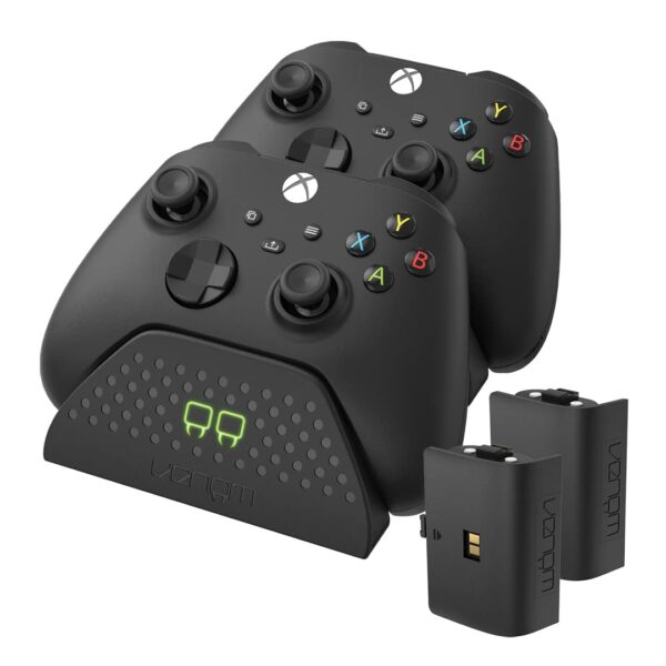 Venom Twin Charging Dock with 2 x Rechargeable Battery Packs