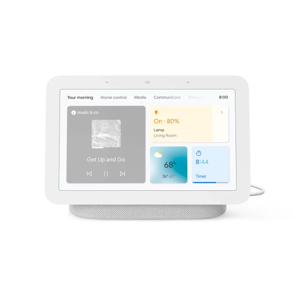 Google Nest Hub Smart Home Display with Google Assistant Stream, Control, and Connect with Ease
