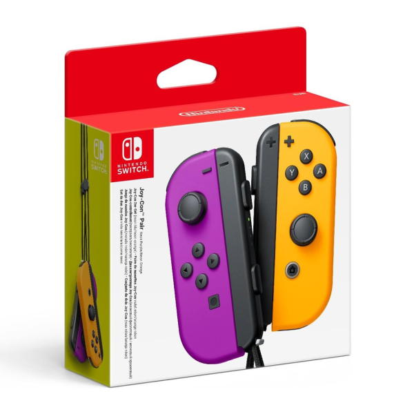 Nintendo Switch Paire de Manette Joy Con Violet jaune