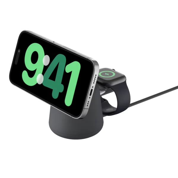 Belkin Boost Charge Pro Station de recharge 2-en-1 avec MagSafe (15 W)